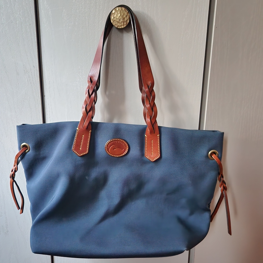 Blue Canvas Tote Bag